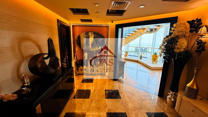 ٤ غرف نوم + خادمة | إطلالة بزاوية 270 درجة على البحر والبالم | مفروشة بالكامل63775819432834111