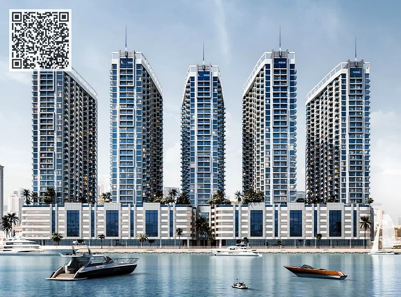 "شقة فاخرة من 3 غرف نوم مع مطبخ مغلق | برج عجمان كريك 2 | استثمار رائع"63874251886594110