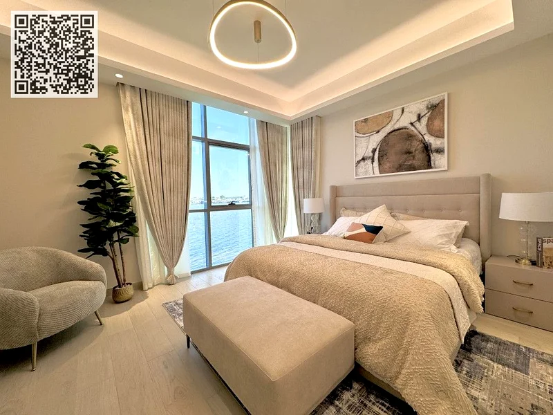 "شقة فاخرة من 3 غرف نوم مع مطبخ مغلق | برج عجمان كريك 2 | استثمار رائع"63874251886594114