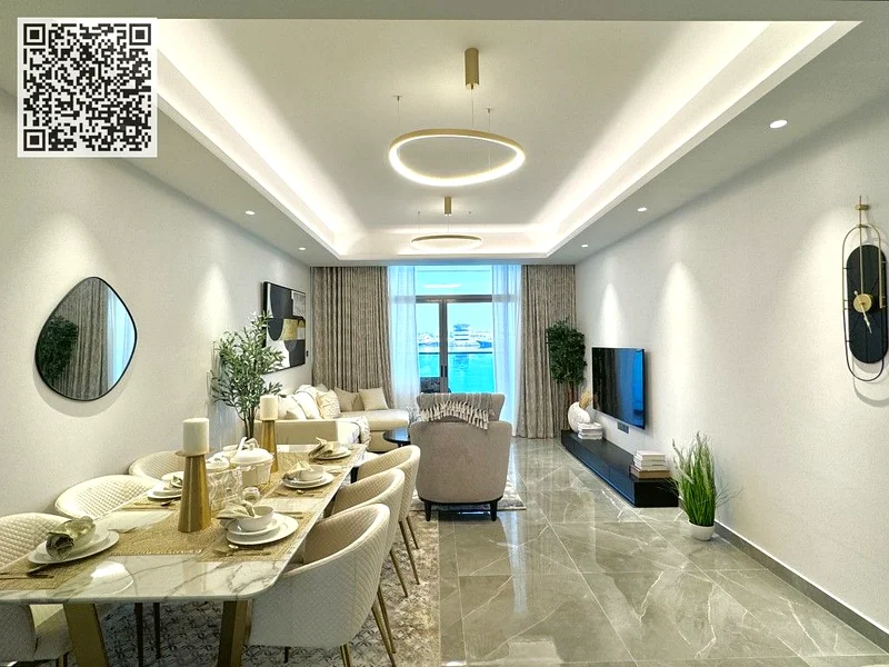 "شقة فاخرة من 3 غرف نوم مع مطبخ مغلق | برج عجمان كريك 2 | استثمار رائع"63874251886594113