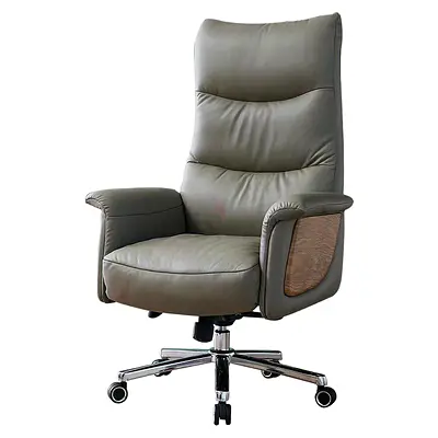 Executive leather revolving chair