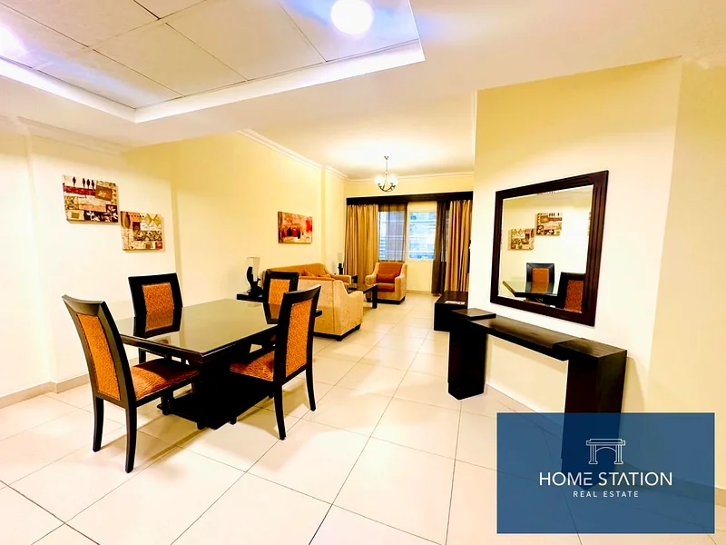 شقة فاخرة مفروشة بالكامل 2BHK | تبريد مجاني وإنترنت | بالقرب من مول الإمارات63744806771971112