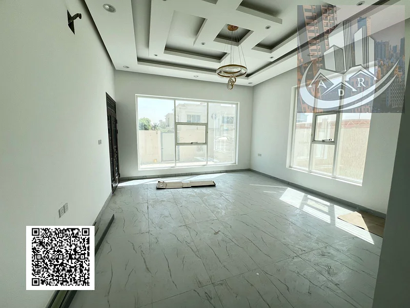 Villa for sale in Al Muhayyad 3, Ajman Close to schools Prime location Stone facade New villa, first tenant Equipped with outdoor cameras Consists of63870241267201114