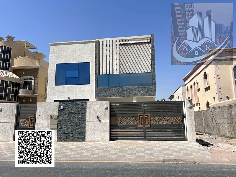 Villa for sale in Al Muhayyad 3, Ajman Close to schools Prime location Stone facade New villa, first tenant Equipped with outdoor cameras Consists of63870241267201113