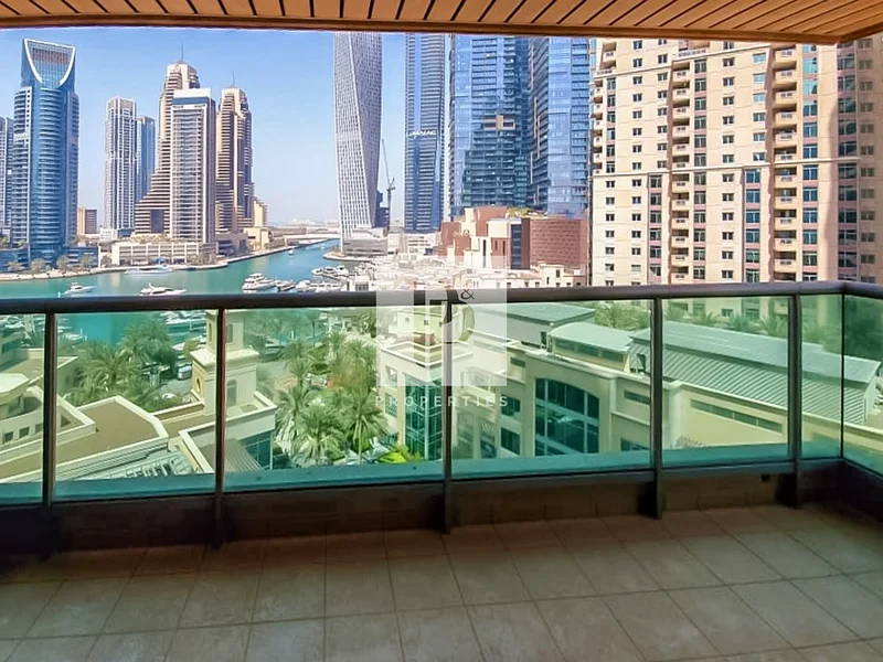 إطلالة كاملة على المارينا I شاغر I غرفتي نوم + دراسة63777825262211110