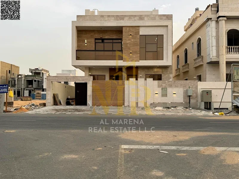 A villa with a price inclusive of registration and ownership fees on the main street, ready for occupancy in the most upscale areas of Ajman. Freehold63882954084610110