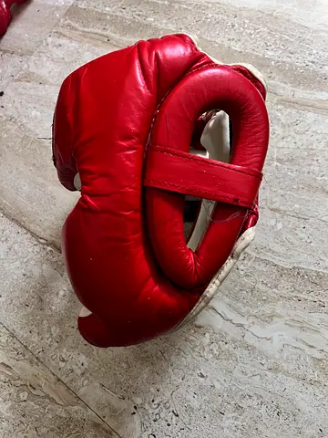 Red Boxing headgaurd for Sale - Unleash Your Inner Champion!