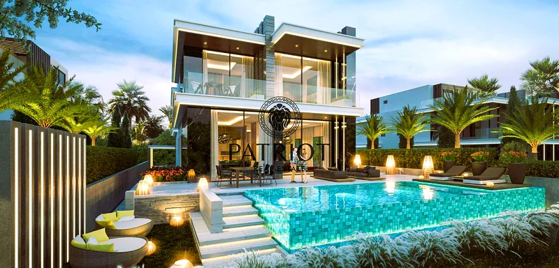 || Best-Priced 7BR LVD1 Villa || Basement + Roof || Lagoon-Facing || Private Pool || Venice DAMAC Lagoons ||63956614606721112
