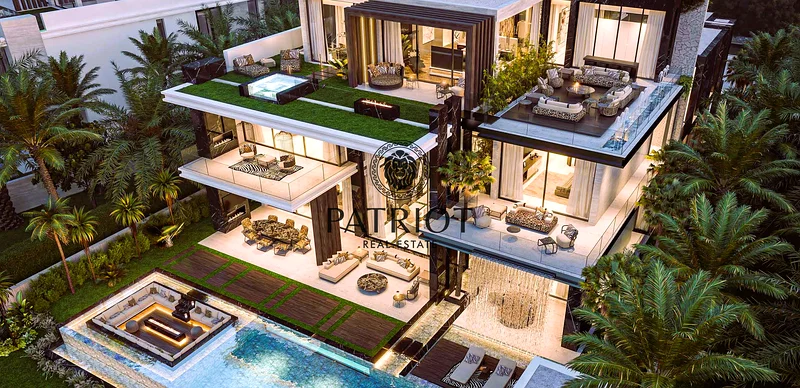|| Best-Priced 7BR LVD1 Villa || Basement + Roof || Lagoon-Facing || Private Pool || Venice DAMAC Lagoons ||63956614606721111
