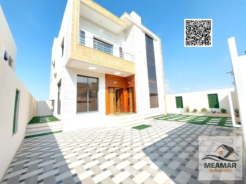 For sale directly from the owner, including ownership fees, one of the most luxurious villas in Ajman, super deluxe personal construction and finishin63909006092930114