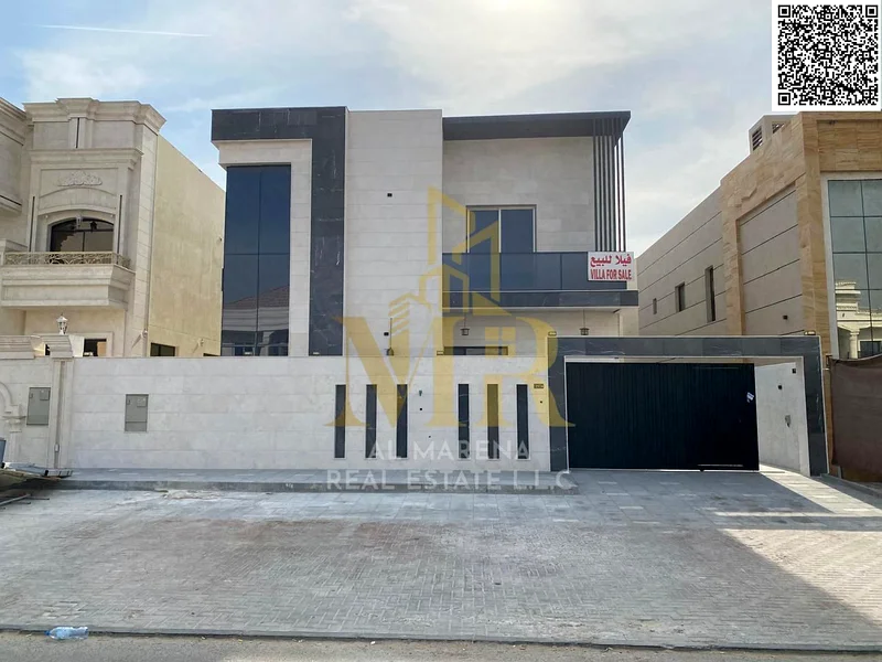 Luxury super deluxe villa for sale directly from the owner in Al Alia area, Ajman. The price is attractive and includes registration and ownership fee63872180585858110