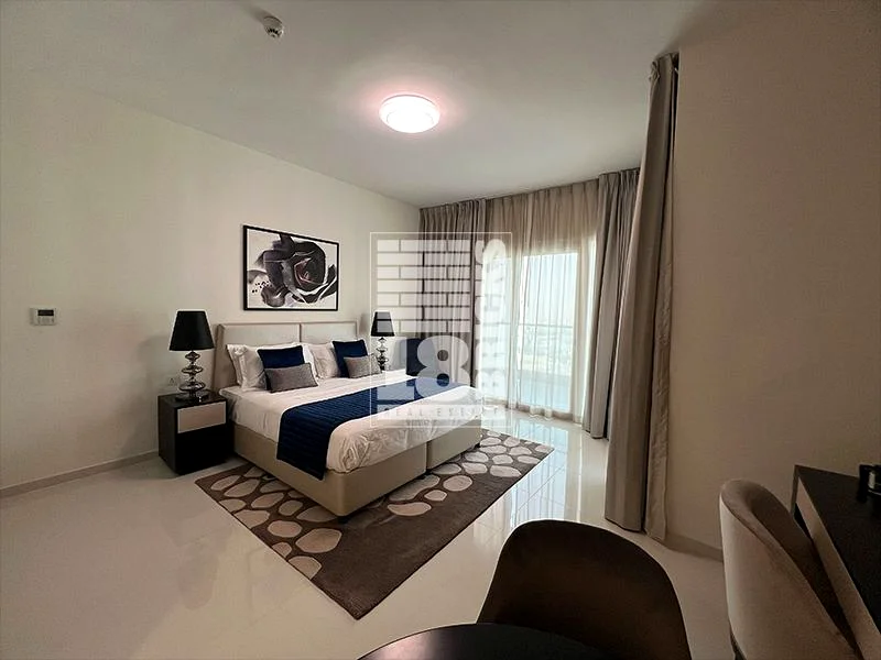 Fully Furnished | High Floor | 2 Balconies with DAMAC Community, Park & Pool Views64005978947075112