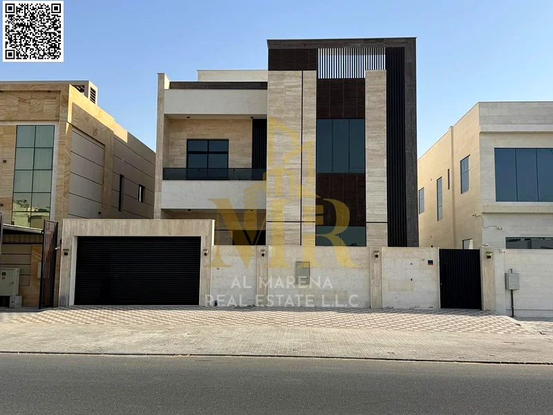 🏡 Luxury Villa for Sale in Al Alia – Ajman | 2 Floors + Roof | 5 Master Bedrooms | Majlis + Spacious Living Hall | Modern Kitchen | Maid’s Room | Pri63872298192258110