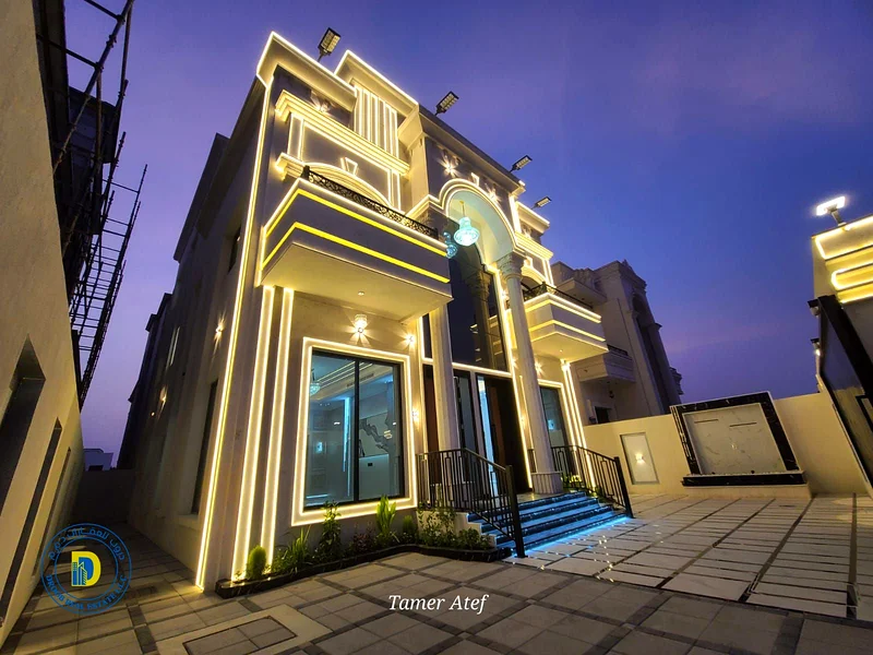 Enjoy the luxury of a miniature palace, 7 rooms with a roof, including registration fees, super deluxe finishing, bank financing, freehold63908146358786111