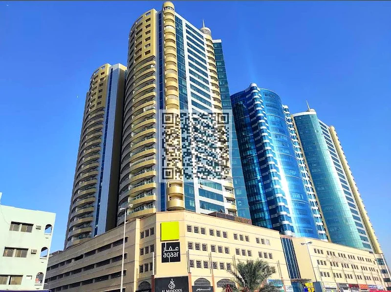 🏢 2 BHK Apartment for Rent – Falcon Tower A3, Ajman – AED 40,000 (Without Parking)63721432529409110