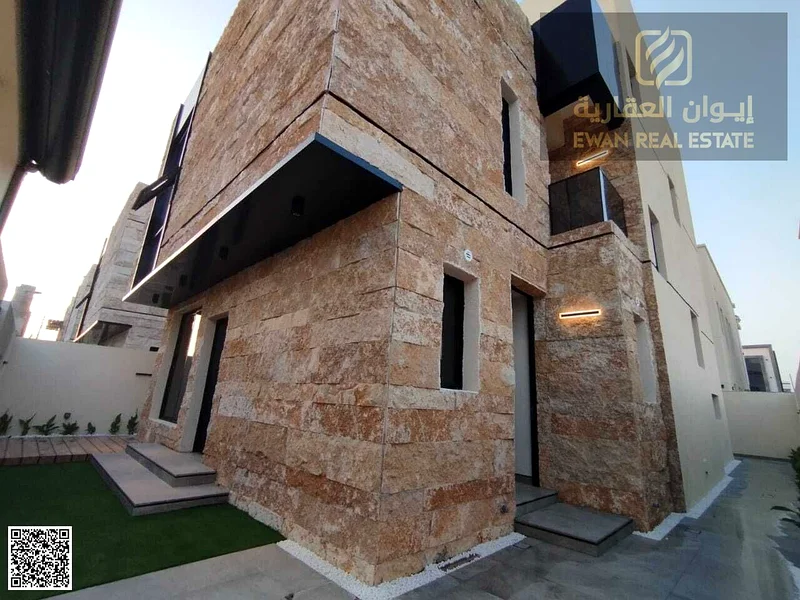 فيلا حديثة ذات واجهة حجرية // تشمل التسجيل // 6 غرف نوم63883086831747111