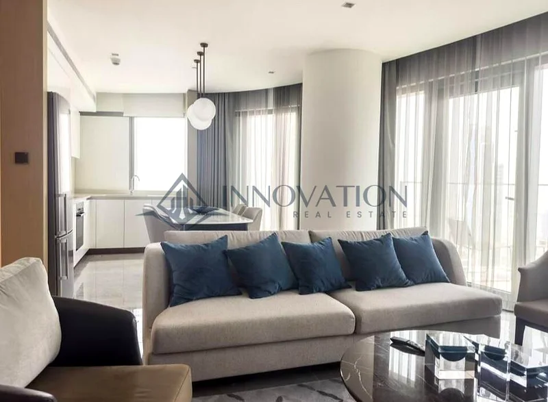 شقة مخدومة بثلاث غرف نوم للإيجار في برج أددريس هاربور بوينت 1، دبي كريك هاربر63761733490945111