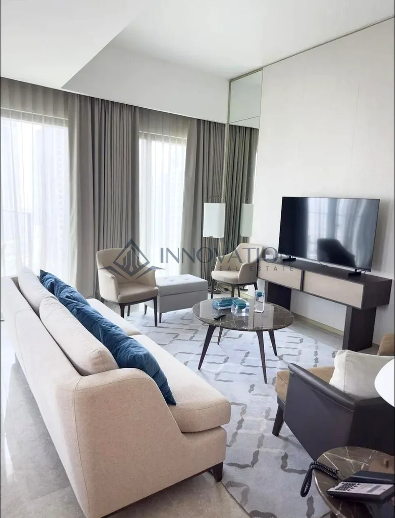 شقة مخدومة بثلاث غرف نوم للإيجار في برج أددريس هاربور بوينت 1، دبي كريك هاربر63761733490945110