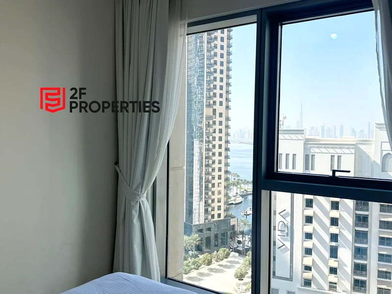 2 Bedroom Apartment with Burj Khalifa & Sea Views | Mid-Floor | | Dubai Creek Harbour | Harbour Views 164026492783233112