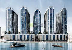 Luxury waterfront apartments in Creek tower Ajman