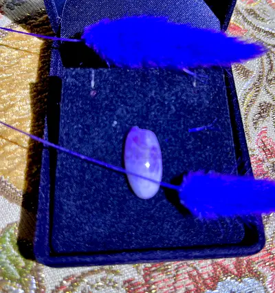 Rare Lavender Jade Cabochon for necklace pendant jewelry making gold silver 18k 21k 22k 24k jadeite