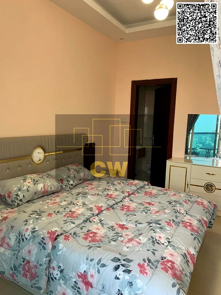 شقة واسعة مكونة من غرفة نوم واحدة للإيجار في برج سيتي عجمان63724042176385114