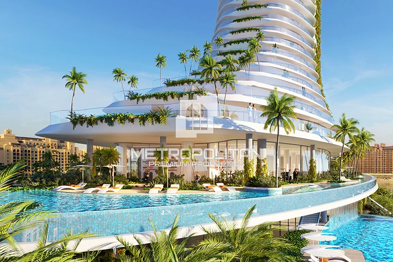 Palm and Beach View | High Floor | Great Location64009545597827110