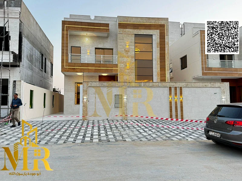Directly from the owner, a two-story villa with a roof, including registration fees, directly behind the mosque and close to services63908146456577110