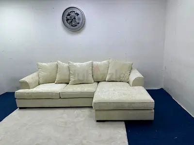 As perfect condition the one brand Kingston lshape sofa
