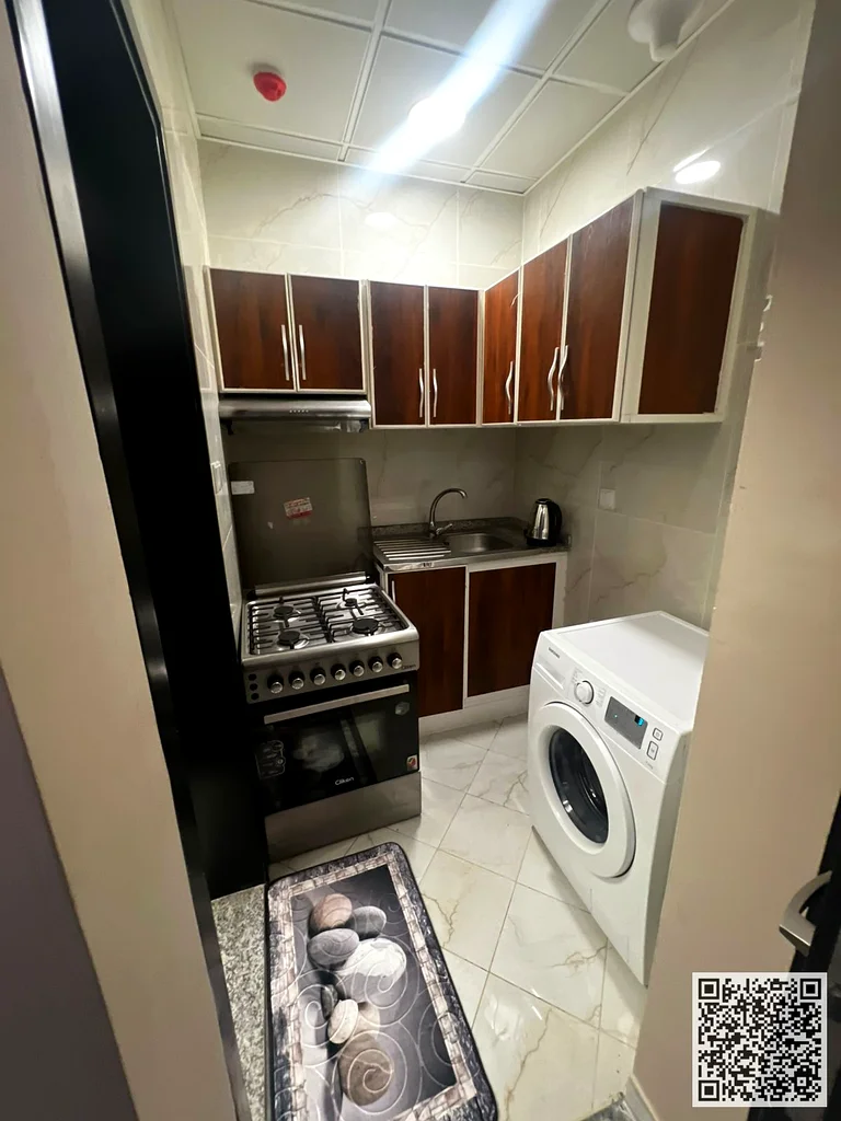 The most luxurious and beautiful furnished studio for monthly rent in Ajman, spacious area, VIP furniture, super deluxe finishes63838222950273113
