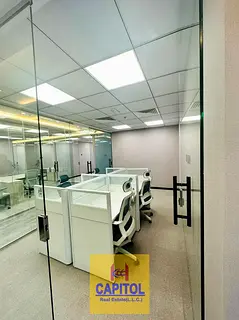 CHILLER FREE/HIGH SPEED INTERNET//FULLY FURNISHED OFFICE WITH LED FOR RENT IN BUSINESS BAY (BK)