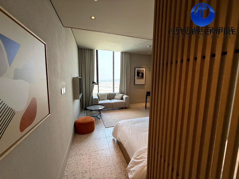 مؤثث بالكامل | طابق عالي | بدون غاز | احجز الآن63792473479171112