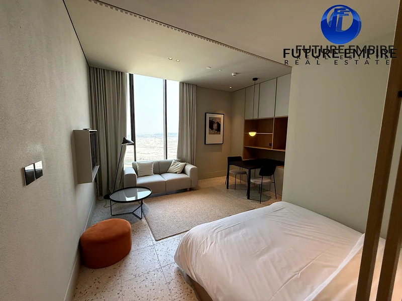 مؤثث بالكامل | طابق عالي | بدون غاز | احجز الآن63792473479171111