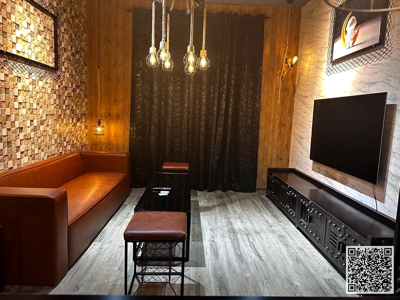 The most luxurious and beautiful furnished one-bedroom apartment for monthly rent in Ajman, spacious area, VIP furniture, super deluxe finishes63838333442689112