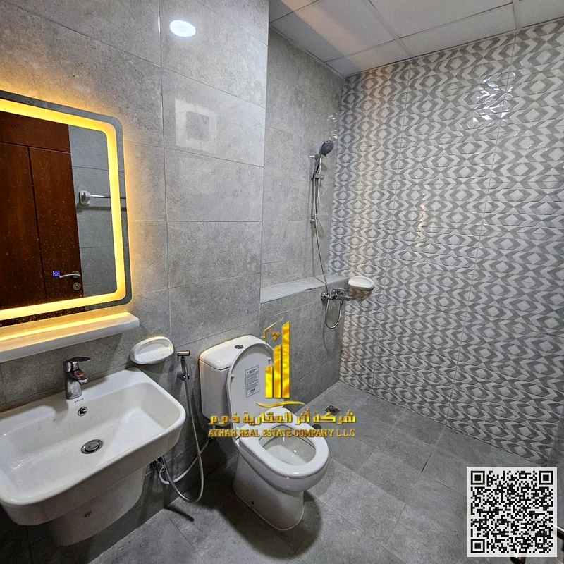 First tenant, the most luxurious and upscale, two rooms and a hall, fully furnished, for monthly rent in Al Rashidiya, next to the Governor’s Palace63838457479042113