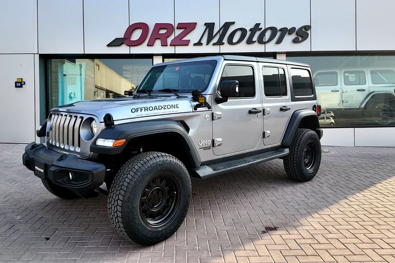 6 أشهر ضمان وحزمة خدمة لمدة سنة من Offroadzone - جيب رانجلر 2021 بابين فضي سبورت63612070439298110