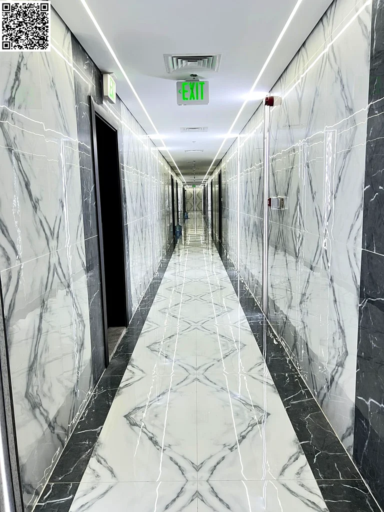Two rooms and a hall, first inhabitant, with a balcony, 3 bathrooms, a large equipped kitchen, central air conditioning, and a vital location, close t63711429126657114