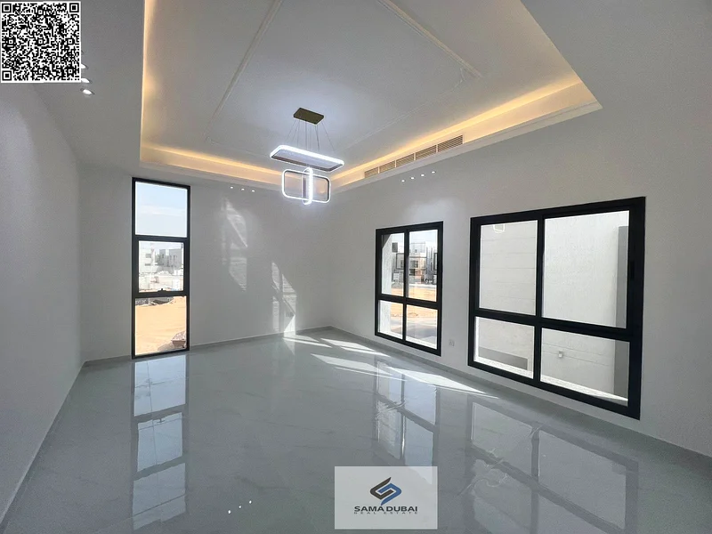 Villa for rent in Al-Yasmeen area, first resident, consisting of two floors, a roof, a council and a hall, consisting of 5 master bedrooms, 7 bathroom63718289270531113