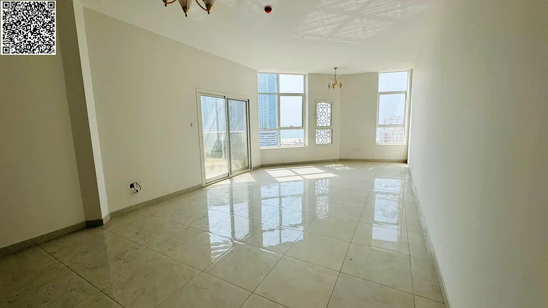 Luxury 2-master bedroom apartment with sea view in Ajman, free parking, tower pool, built-in closets, modern elegant finishes, prime location near all63811203712514110