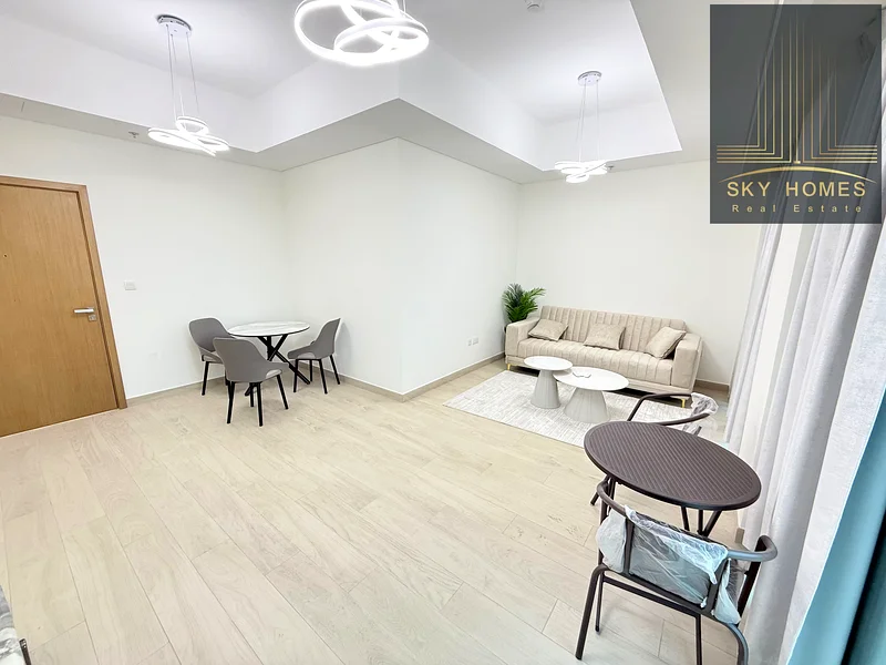 شقة جديدة بغرفة نوم واحدة متاحة بحجم كبير وإطلالة مفتوحة بالكامل ومفروشة بالكامل63740490273283112