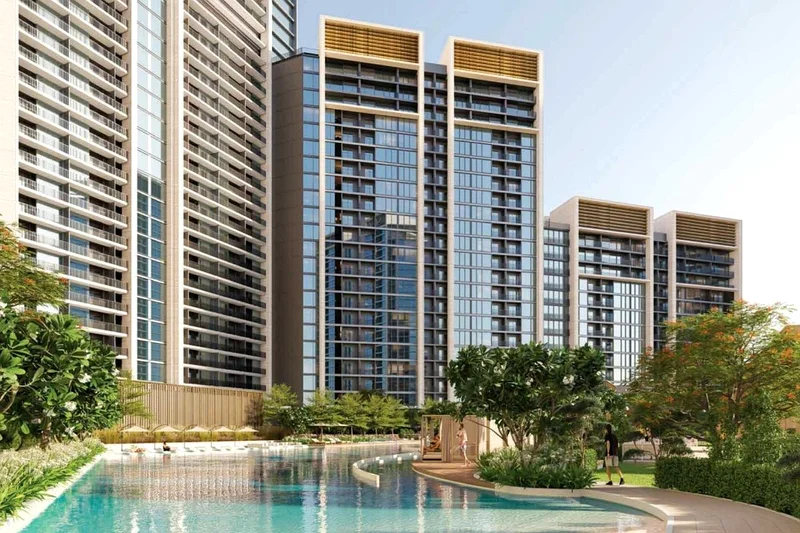 The Only High-Floor 1 BR+Study | Golf View |Metro63984963317121110