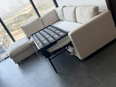 IKEA vimle beige color corner sofabed