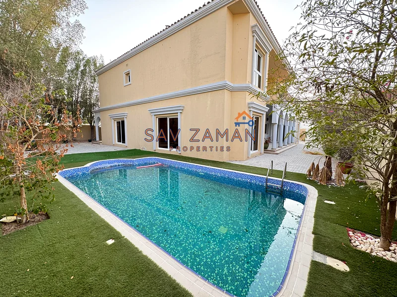 BREATHTAKING  5BR  MAIDS DRIVER  PRIVATE GARDEN & POOL INDEPENDENT VILLA AL SAFA 263725078735107110