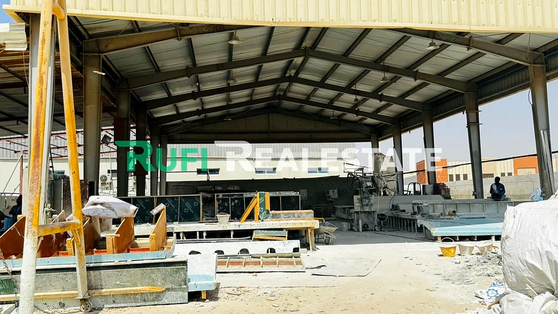 **🏭 High Power 160KW/ 43,590SQFT Industrial Land With Warehouse For Rent in Emirates Modern Industrial Area, Umm Al Quwain 🏭**63623152281729114
