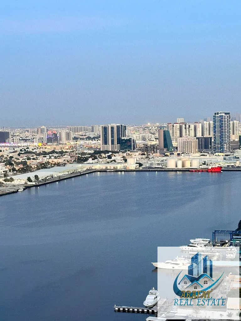 شقة من غرفتي نوم بمساحة 2 غرفة وصالة في برج أويسيس 1 مفروشة بالكامل، دفع فقط 385000/- خطة الدفع63887947337985110