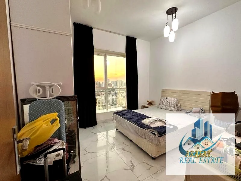 شقة من غرفتي نوم بمساحة 2 غرفة وصالة في برج أويسيس 1 مفروشة بالكامل، دفع فقط 385000/- خطة الدفع63887947337985112