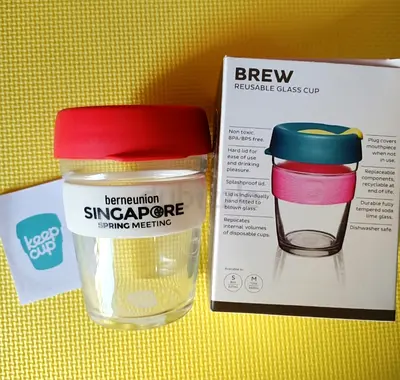 Coffee Cup, Tempered glass. New