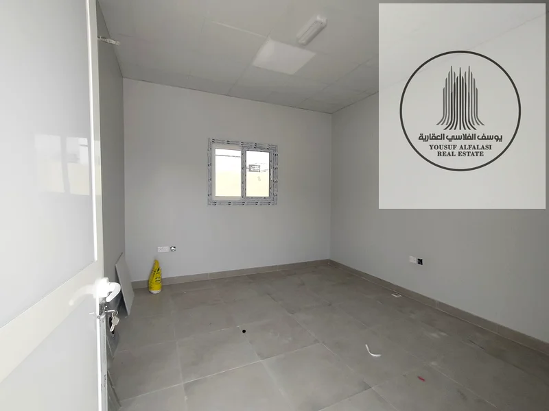 For rent in Al Sajah a garden with an office and an interlocking bathroom an area of ​​14,500 square feet, electricity 30 kilowatts, price 220,00063622638678914114
