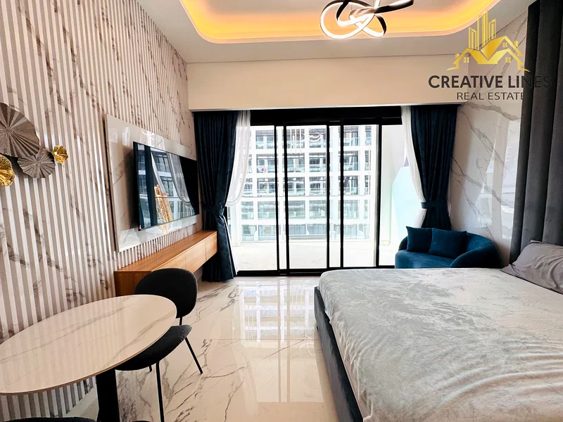 شقة أنيقة مفروشة! شقة ب studio واسعة بدون رسوم المبرد |63803532080385111