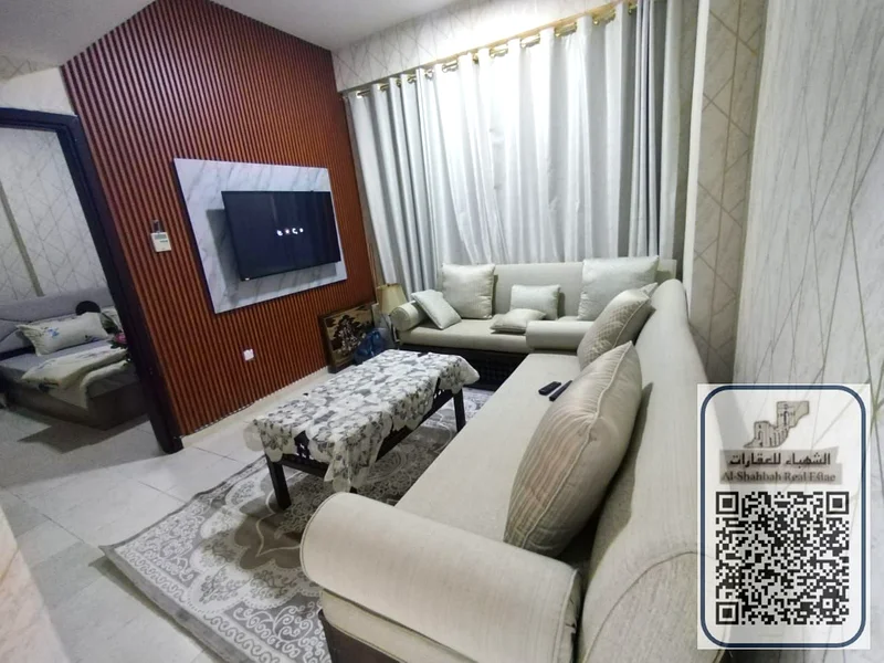 عجمان الحميدية - شقة بغرفة نوم واحدة وصالة في برج ستي جاردن63709034330881112
